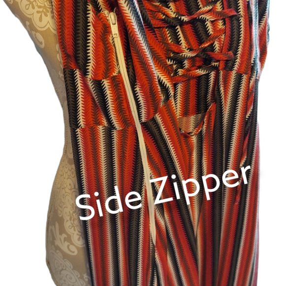 Casual Sleeveless V Neckline Dress Women's Size P/S - Picture 5 of 5